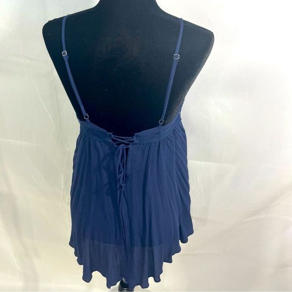 Lulu's Navy Baby Doll Coverup - Picture 5 of 11
